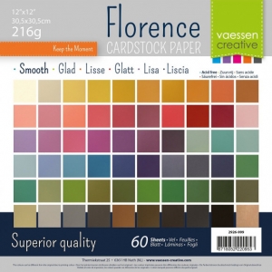 Florence • Cardstock smooth multipack 30,5x30,5cm Assorti Florence • Cardstock smooth multipack 30,5x30,5cm Assorti