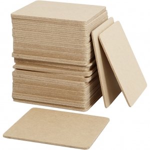 MDF50   100 stuks  Rechthoek 12 x 10 cm