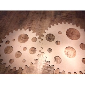 TW5 MDF tandwiel Ø20cm x 3mm cirkels TW5 MDF tandwiel Ø20cm x 3mm cirkels