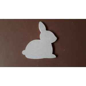 MDF Konijn 10 cm