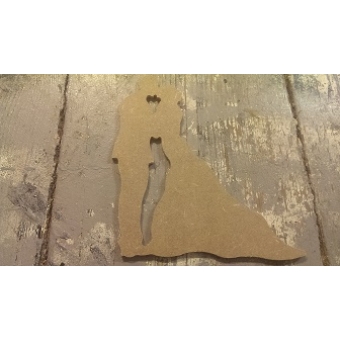MDF 112 MDF Bruidspaar ca. 10 cm
