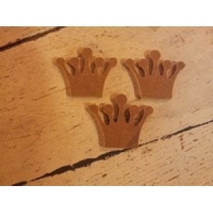 MD18 MDF Mini Kroon ca. 3 a 4 cm