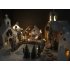 Kerstdorp met grote kerk / 6 delig