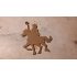 MDF 174 Sinterklaas op paard 10 cm