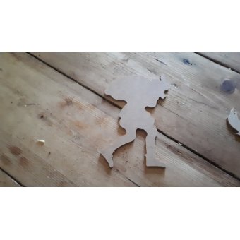 MDF 228, MDF Zwarte Piet  ca. 17 cm