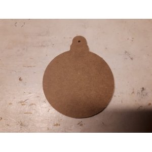 MDF 199 MDF Kerstbal 4  ca. 10 cm