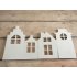 MDFH50   Set  van 4 grachtenpandjes 20 cm