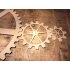 TW7 MDF tandwiel Ø40cm x 3mm cirkels