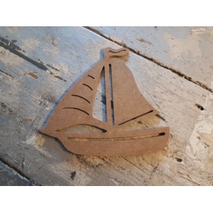 MDF 152  MDF Zeilboot ca. 10 cm