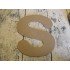 MDF Hoofdletters  30 cm hoog, 3 mm dik